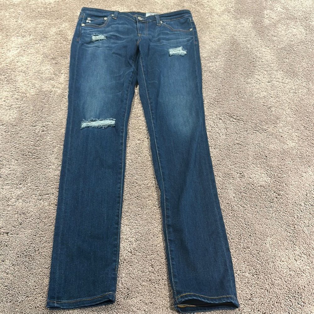 AG legging super skinny denim -very stretchy size 28R